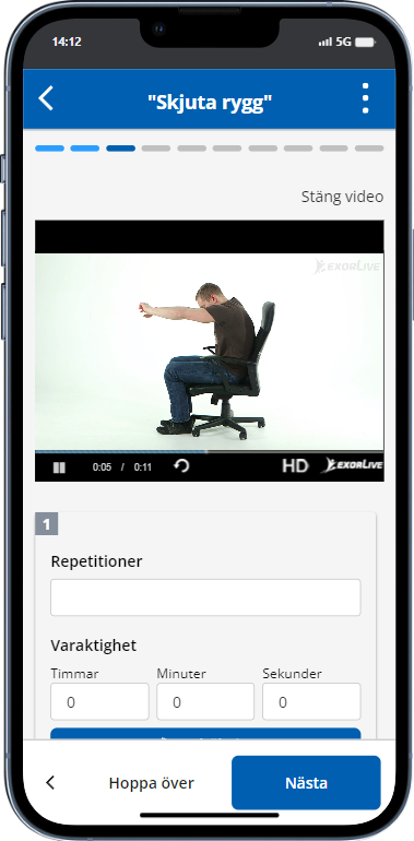 Exorlive om pausgympa